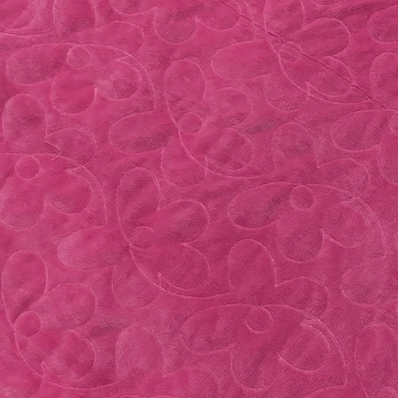 Baby Girl Quilt Blanket Handmade Toddler Child Kid Pink Yellow Minky Riley Blake - Picture 5 of 6